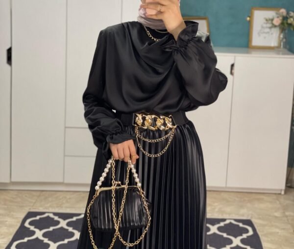Frenchy Satin Blouse