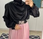 Frenchy Satin Blouse