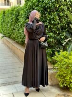 Farah Satin Set in Black